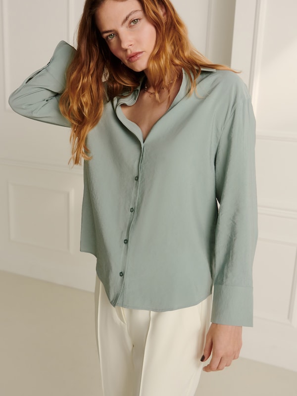 Guido Maria Kretschmer Women Blouse 'Theia' in Green