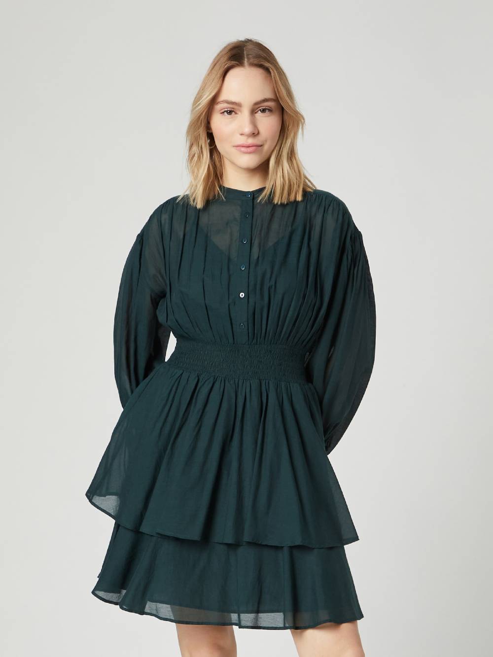 Guido Maria Kretschmer Women Dress 'Inska' In Dark Green