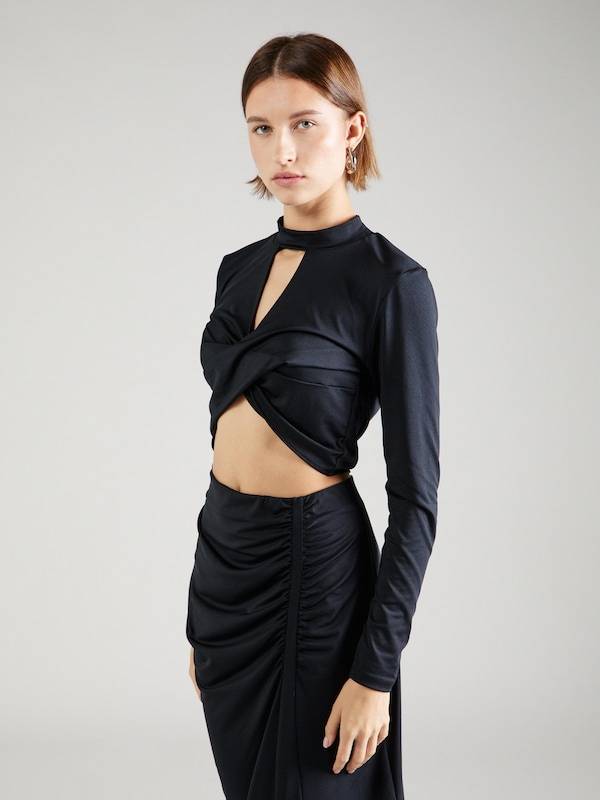 Guido Maria Kretschmer Women Shirt 'Celina' in Black