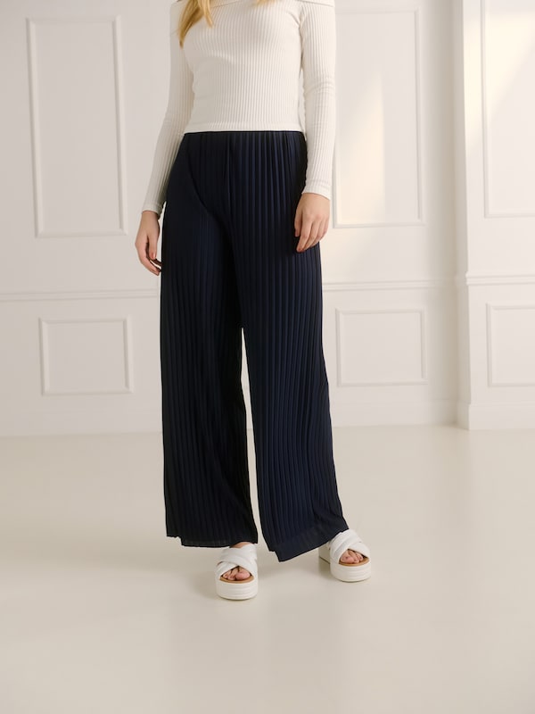 Guido Maria Kretschmer Women Wide leg Pants 'Saphia' in Navy