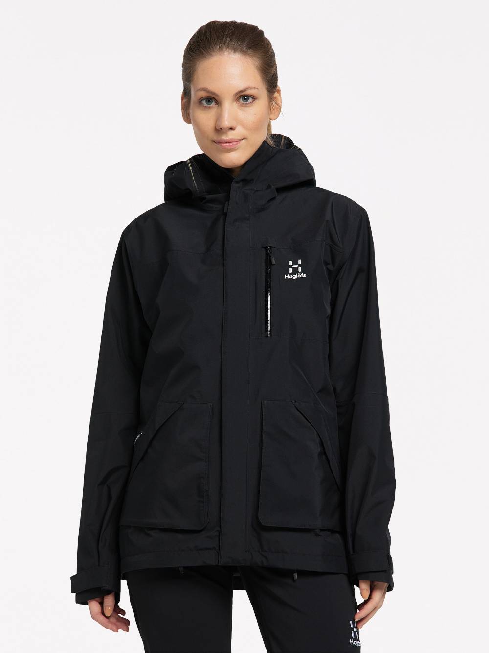 Haglöfs Outdoor Jacket 'Vide GTX' In Black