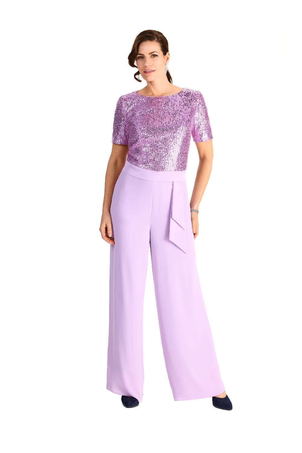 HERMANN LANGE Collection Jumpsuit In Purple