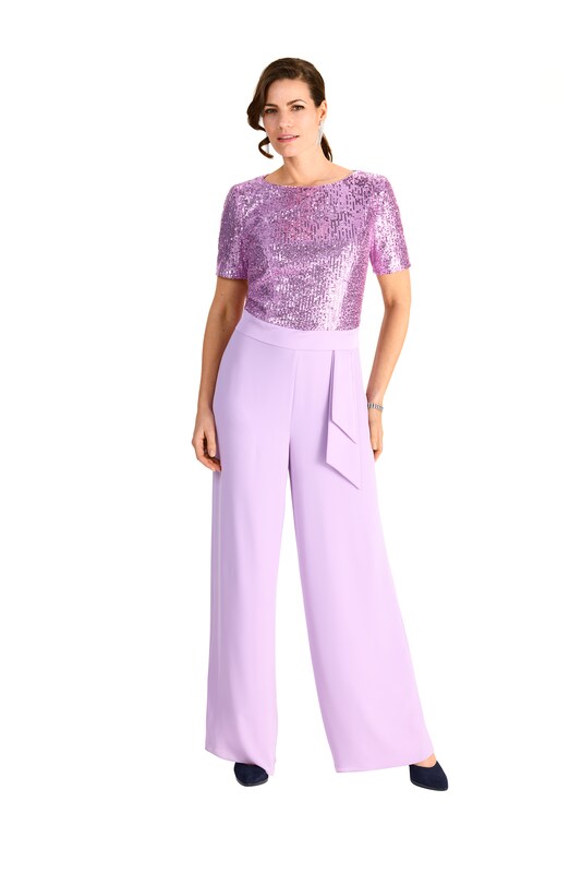 HERMANN LANGE Collection Jumpsuit in Purple