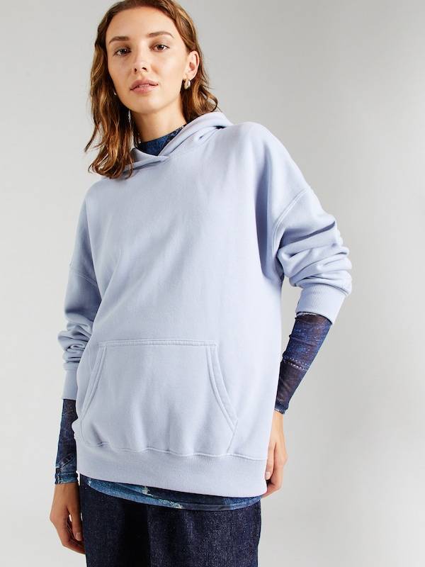 HOLLISTER Sweatshirt 'FEEL GOOD' in Dusty Blue