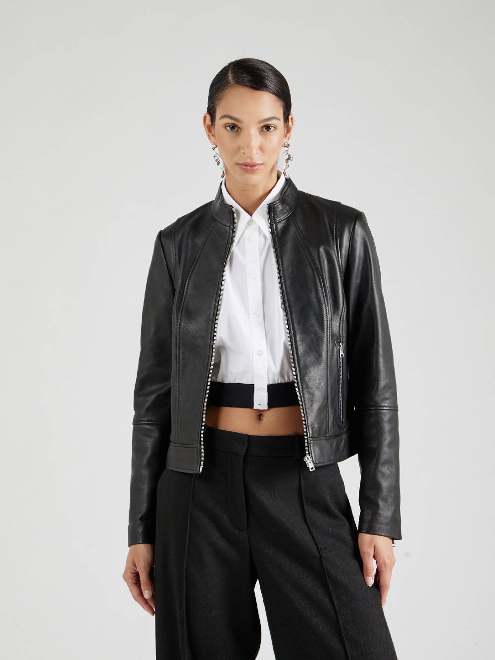 HUGO Between-Season Jacket 'Lasatta' In Black