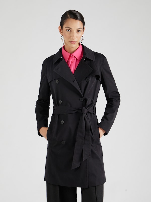 HUGO Between-Seasons Coat 'Makaras-2' in Black