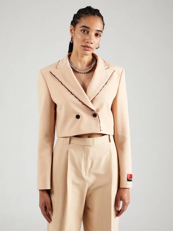 HUGO Blazer 'Ayse_LB' in Ecru