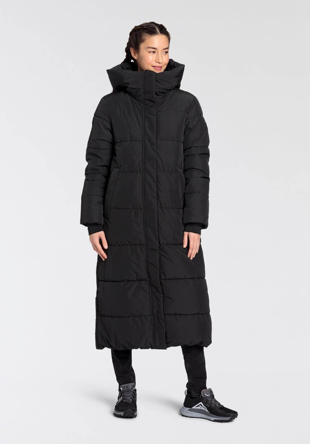 ICEPEAK Winter Coat In Black