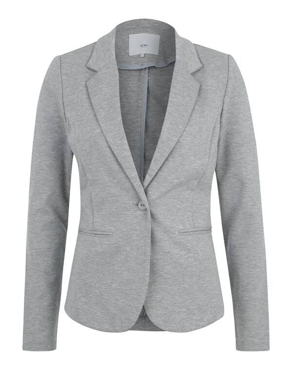 ICHI Blazer 'Kate' in Mottled Grey