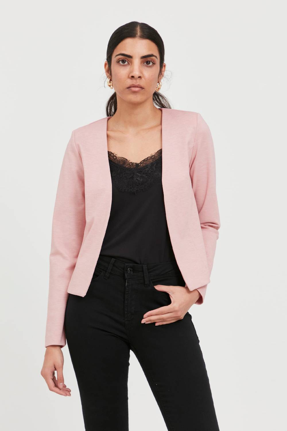 ICHI Blazer 'Kate' In Pink