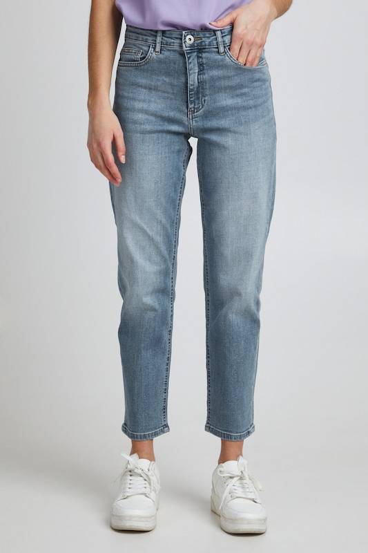 ICHI Regular Jeans 'TWIGGY RAVEN' in Blue Denim, Light Blue