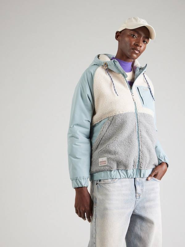 Iriedaily Between-Season Jacket 'Arctikmix' in Pastel Blue