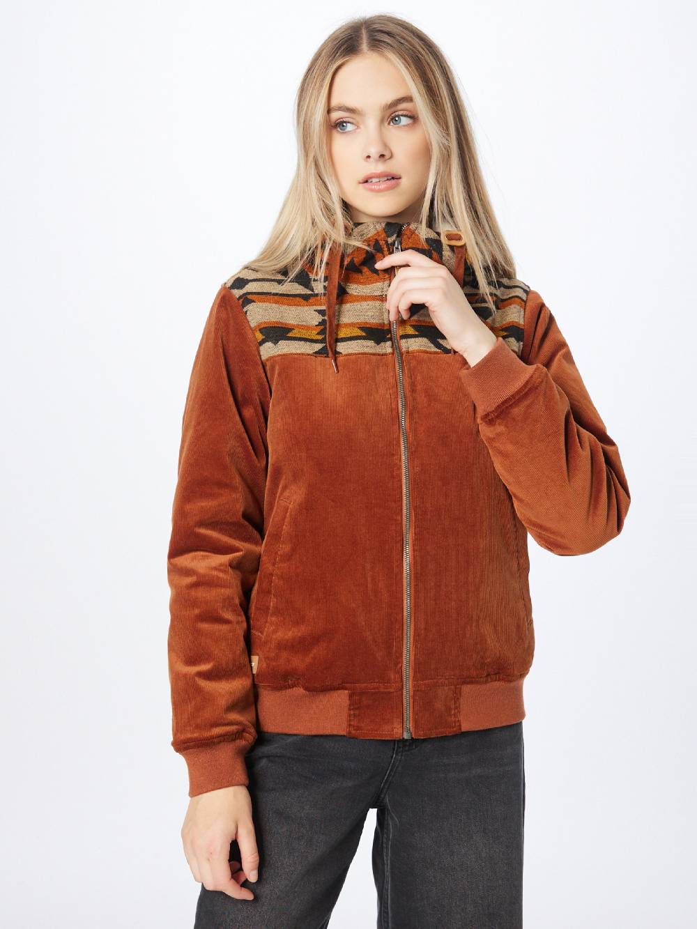 Iriedaily Between-Season Jacket In Rusty Red