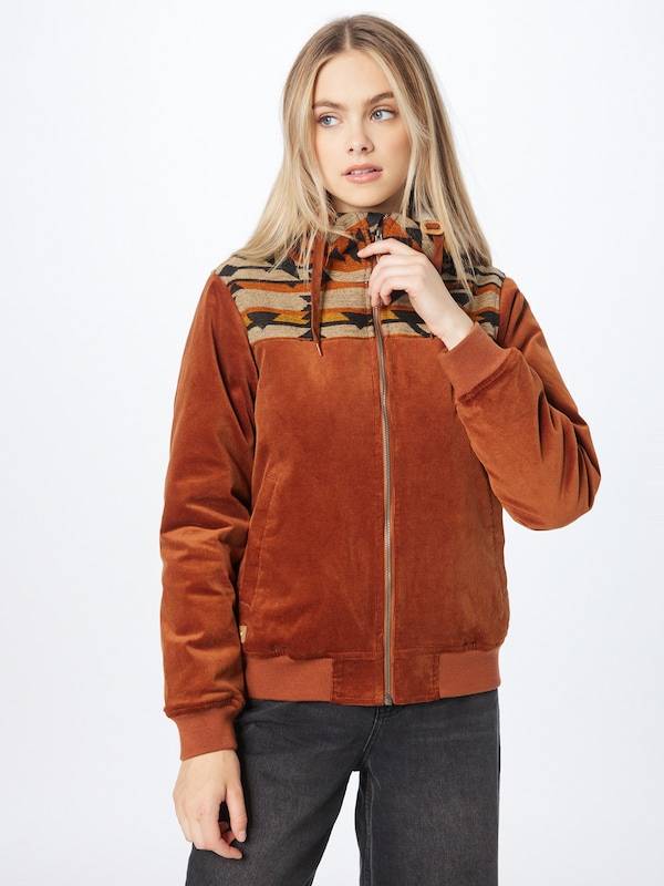 Iriedaily Between-Season Jacket in Rusty Red