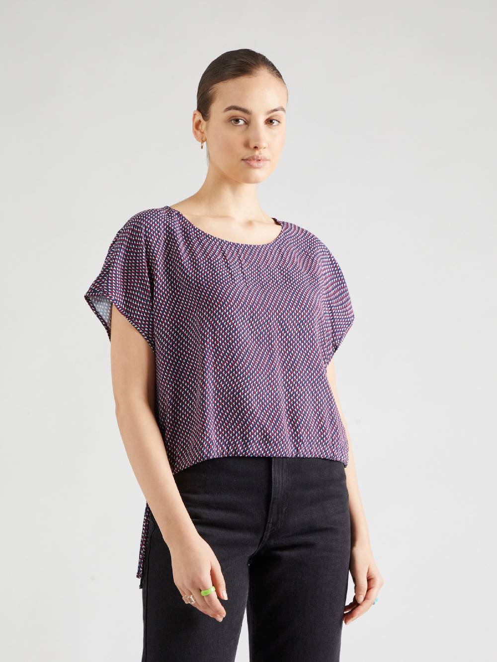 Iriedaily Blouse 'Franji' In Navy