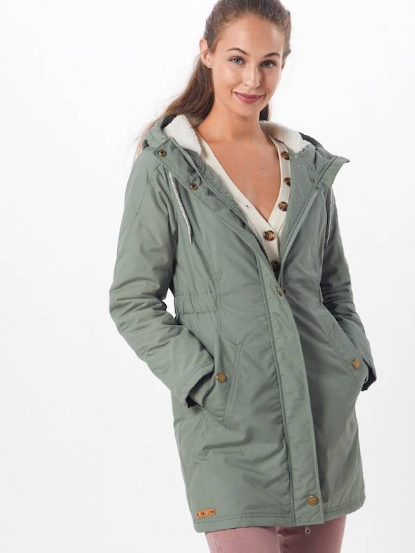 Iriedaily Raincoat 'Hopi' in Pastel Green
