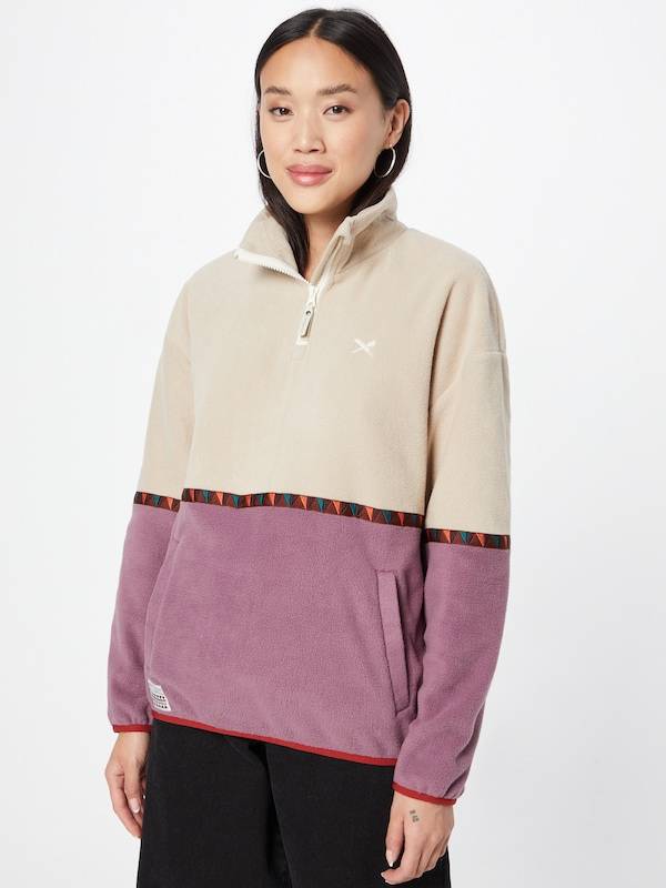 Iriedaily Sweater 'Holina' in Light Beige, Lavender