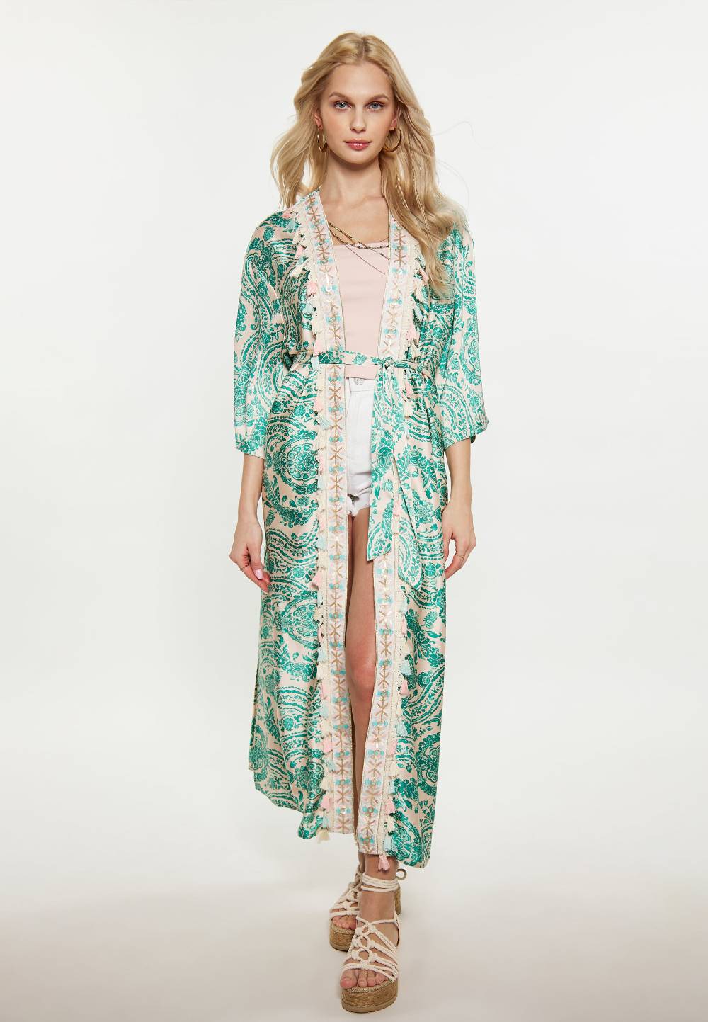 IZIA Kimono In Green