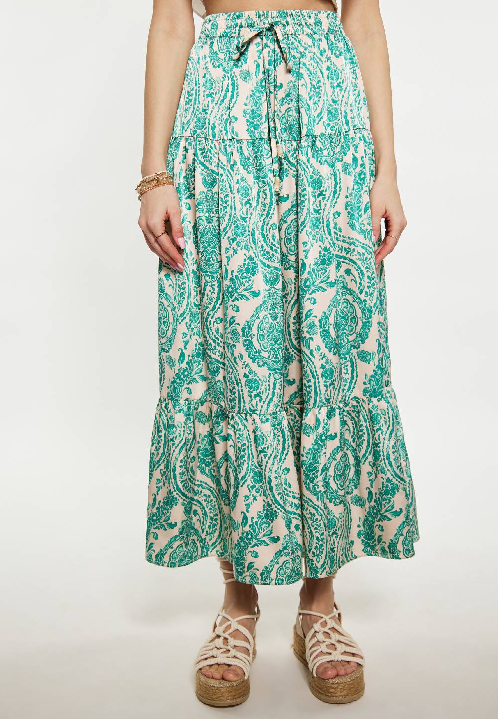 IZIA Skirt In Emerald, Mint