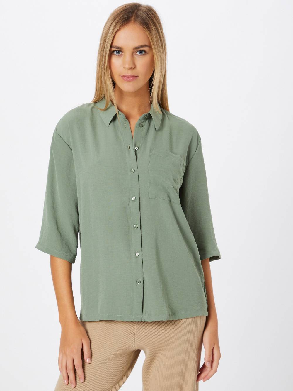 JDY Blouse 'Divya' In Olive