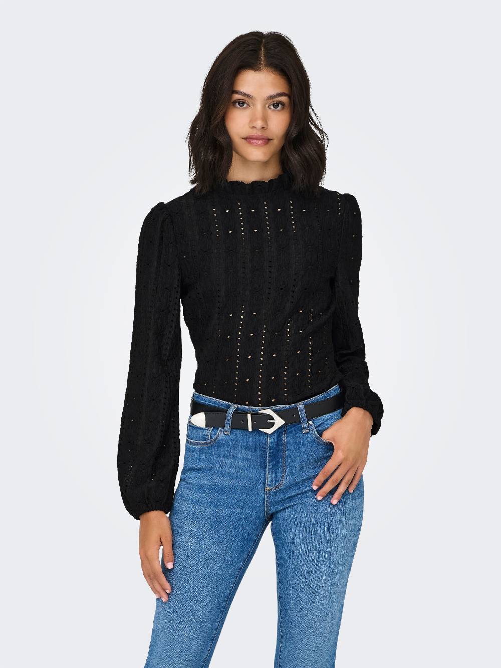 JDY Blouse 'JDYDEMI' In Black