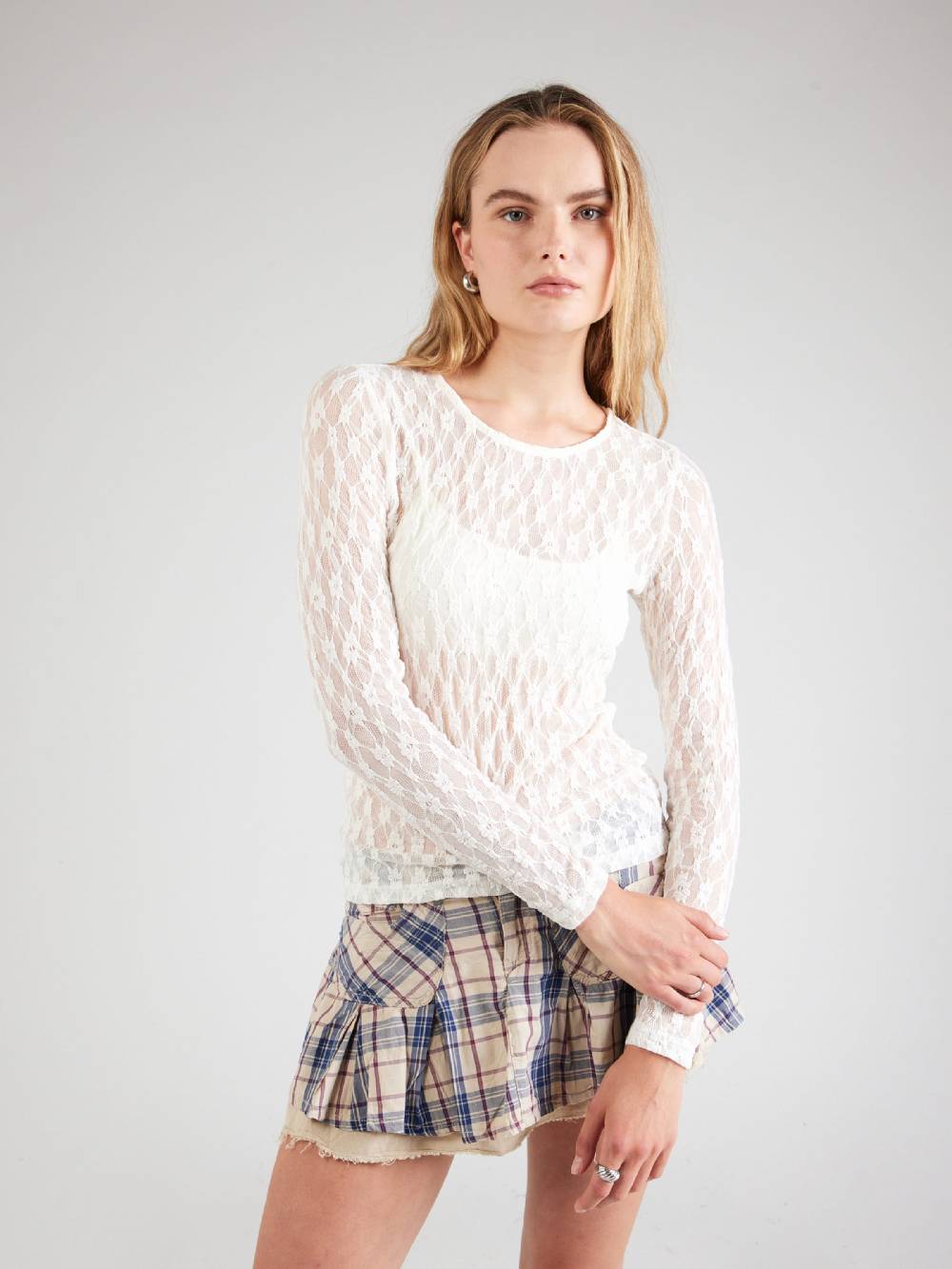 JDY Blouse 'JDYEVA' In White