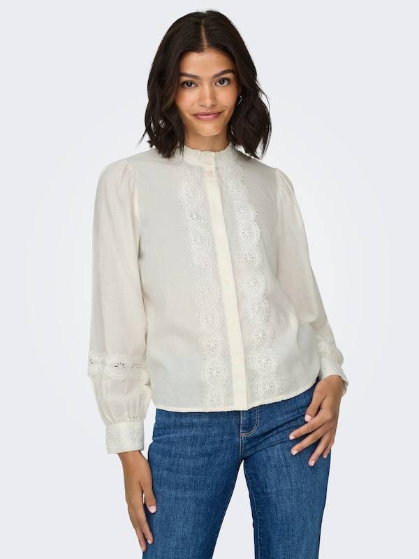 JDY Blouse 'JDYFLO' in Off White