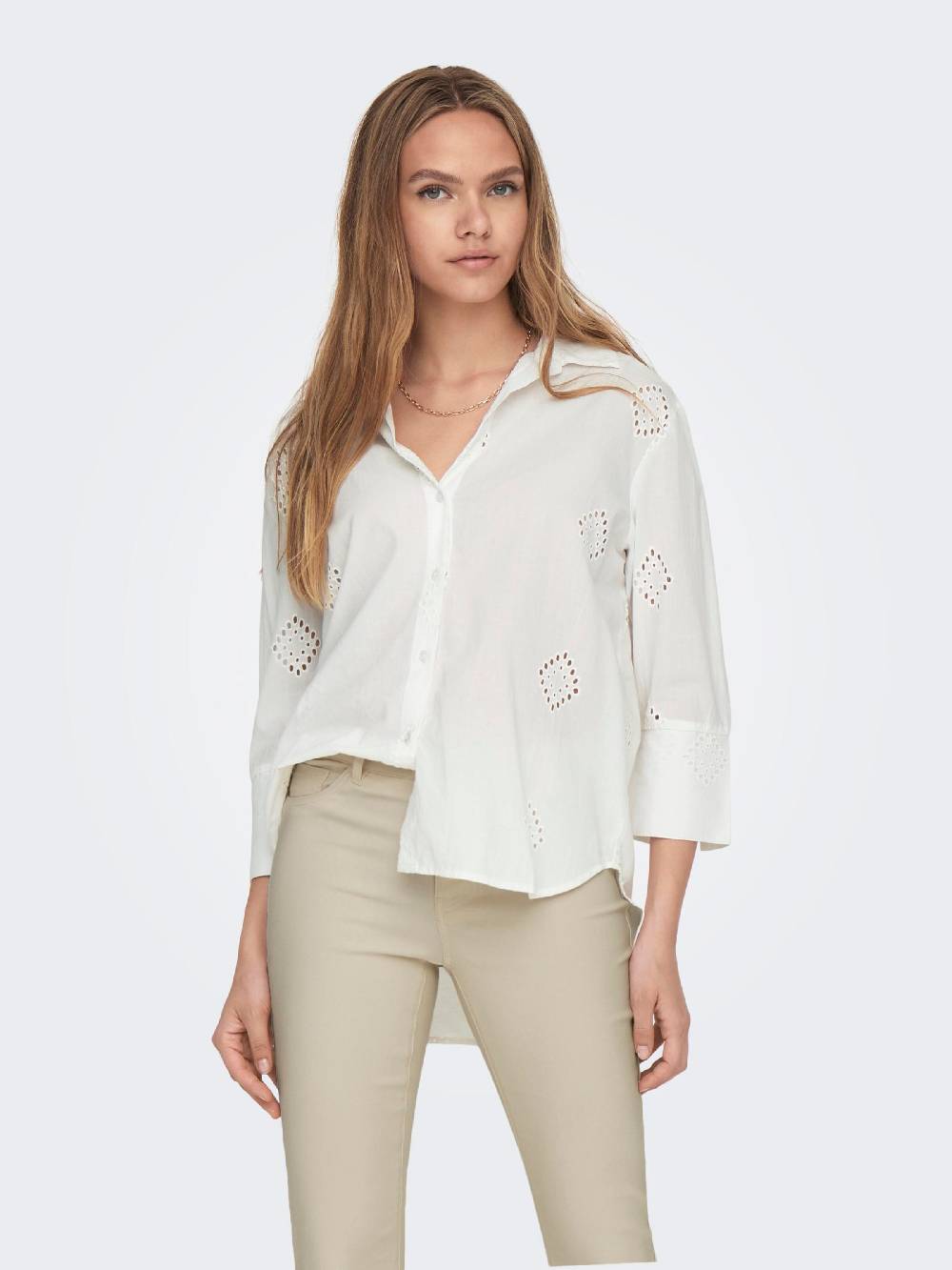 JDY Blouse 'Tallie' In Off White