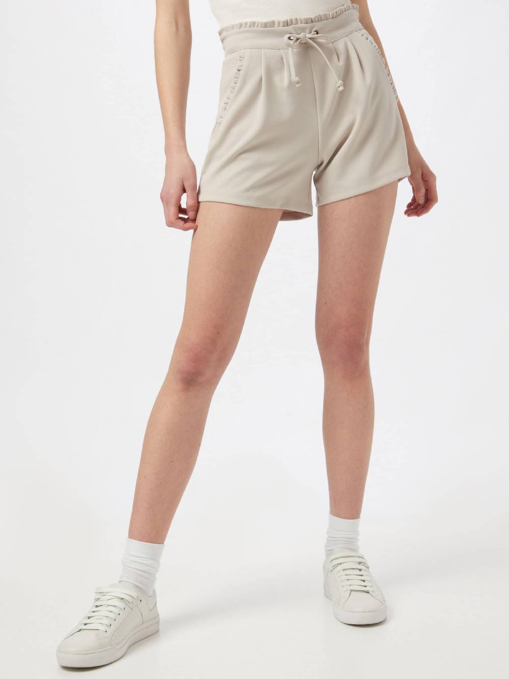 JDY Regular Pleat-Front Pants 'New Catia' In Kitt