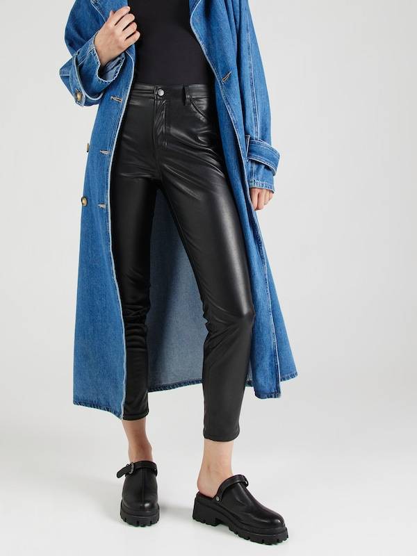 JDY Slim fit Pants 'JDYSOEY' in Black