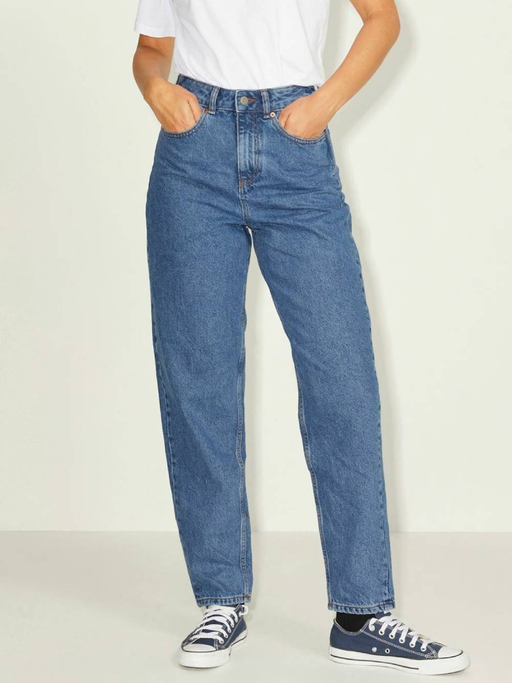 JJXX Loose Fit Jeans 'Lisbon' In Blue Denim