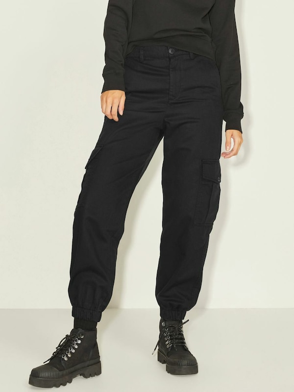 JJXX Tapered Cargo Pants 'Holly' in Black