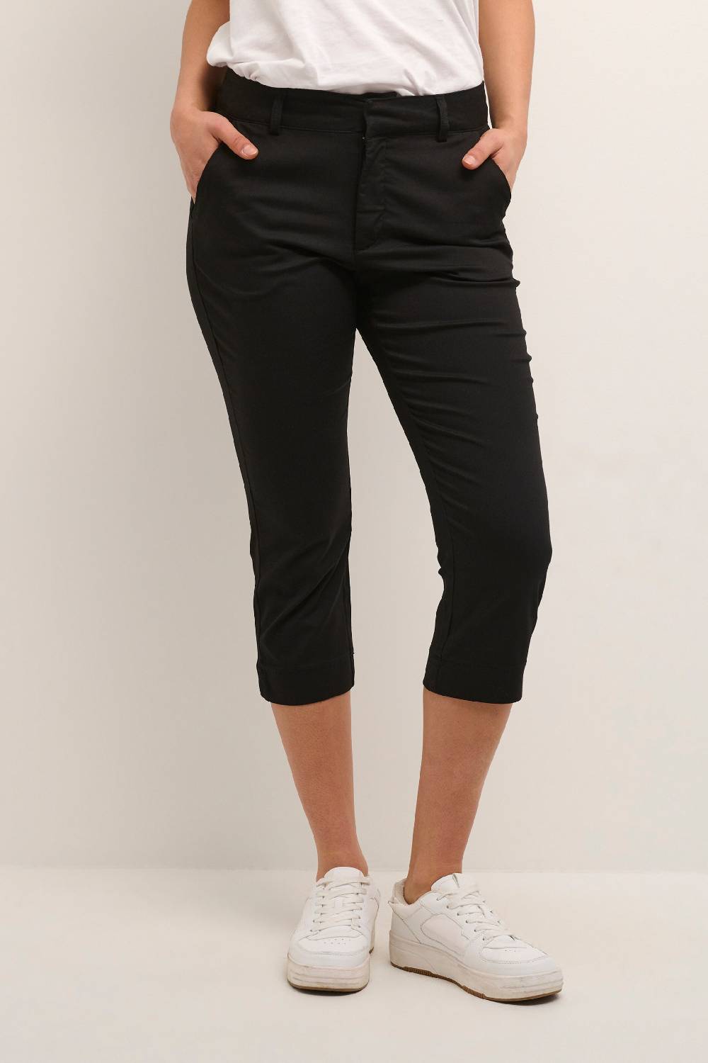 Kaffe Slim Fit Pants 'Lea' In Black