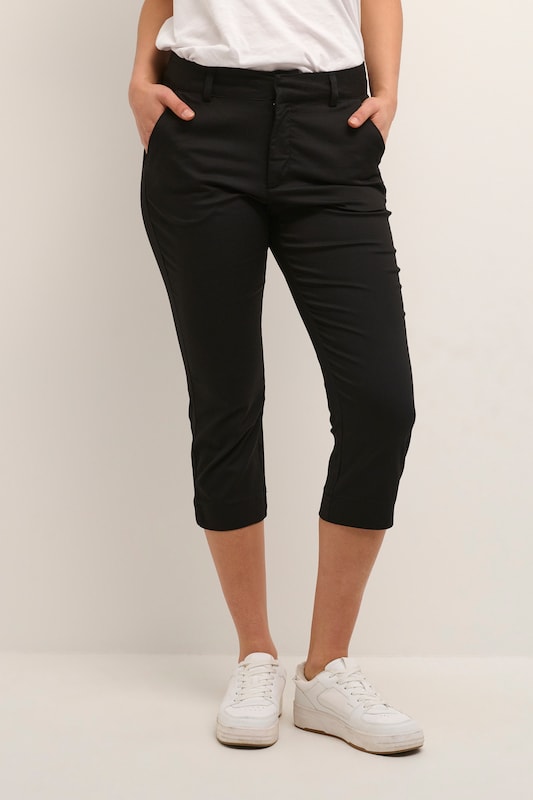 Kaffe Slim fit Pants 'Lea' in Black