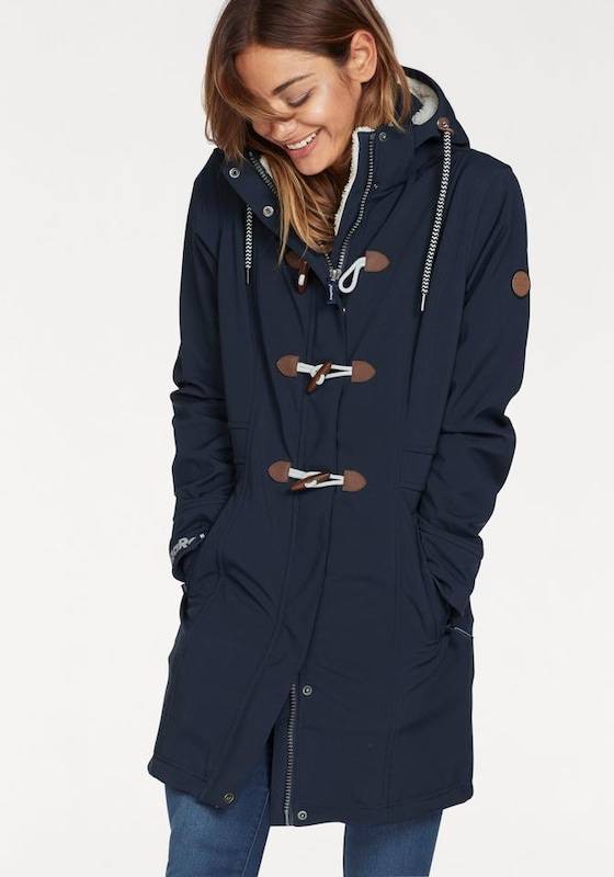 KangaROOS Between-Seasons Coat In Marine Blue