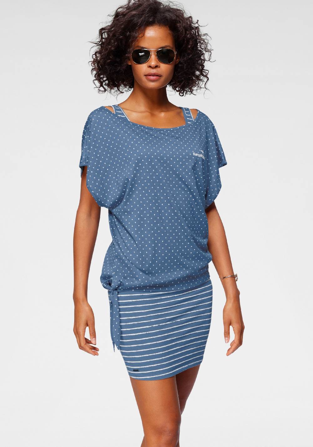 KangaROOS Dress In Smoke Blue