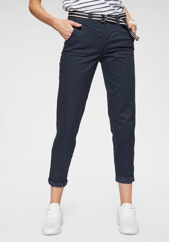 KangaROOS Regular Chino Pants in Marine Blue, Opal