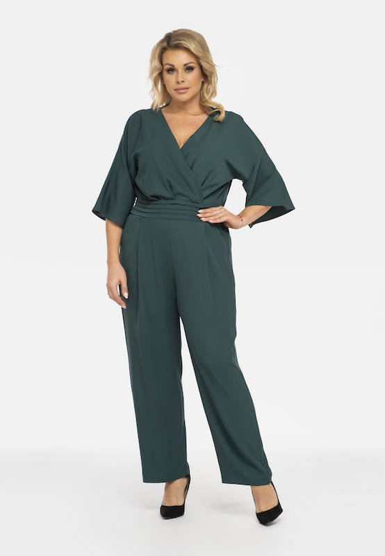 Karko Jumpsuit 'Ewita' in Dark Green