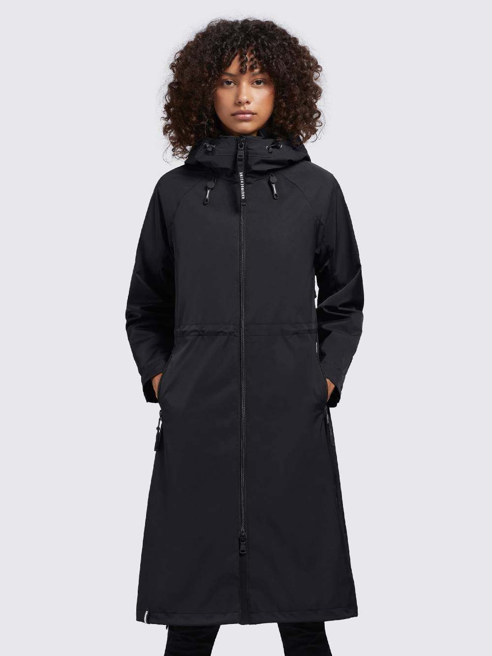 Khujo Between-Seasons Coat 'Xappi' In Black