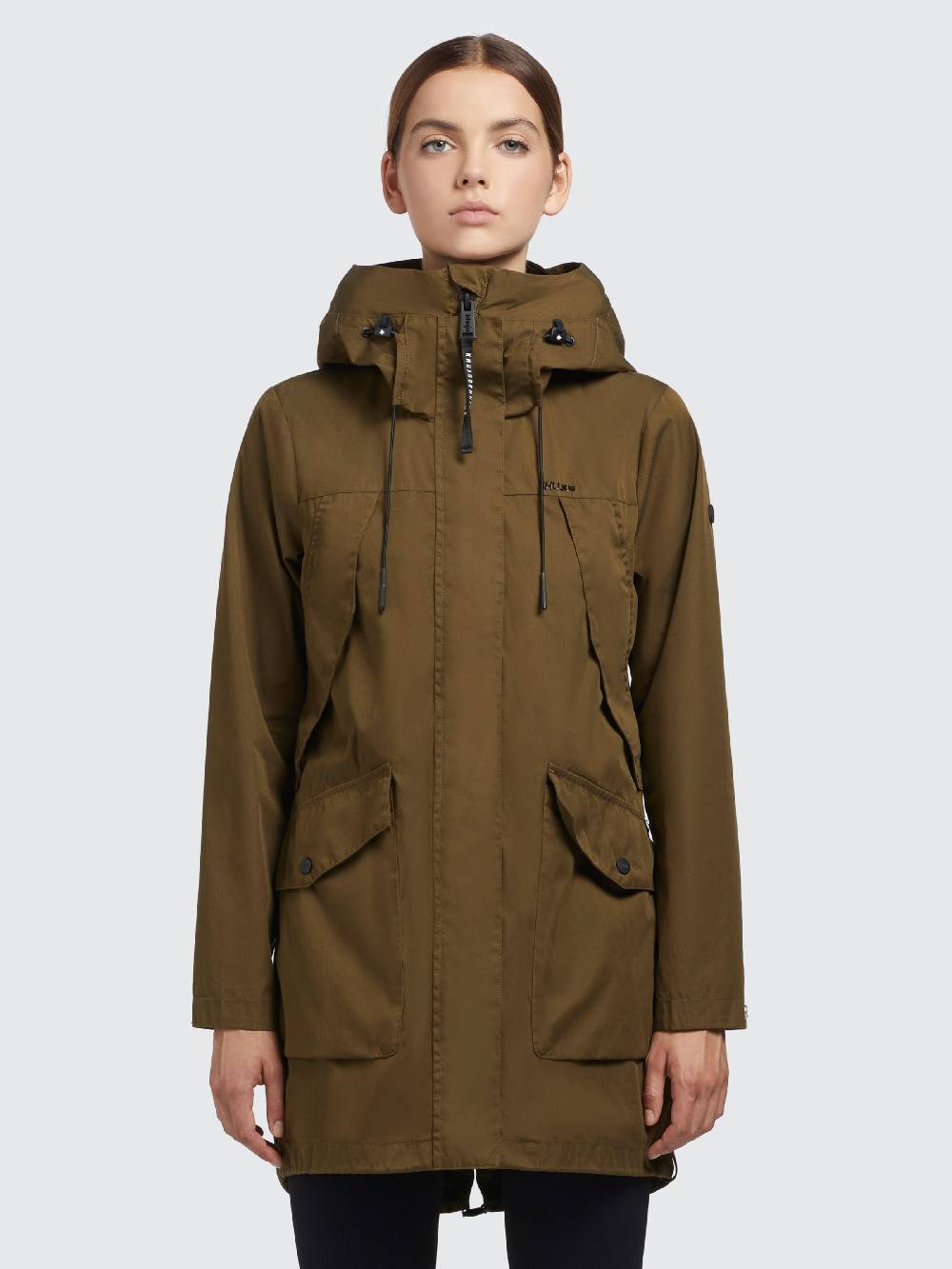 Khujo Between-Seasons Parka In Olive