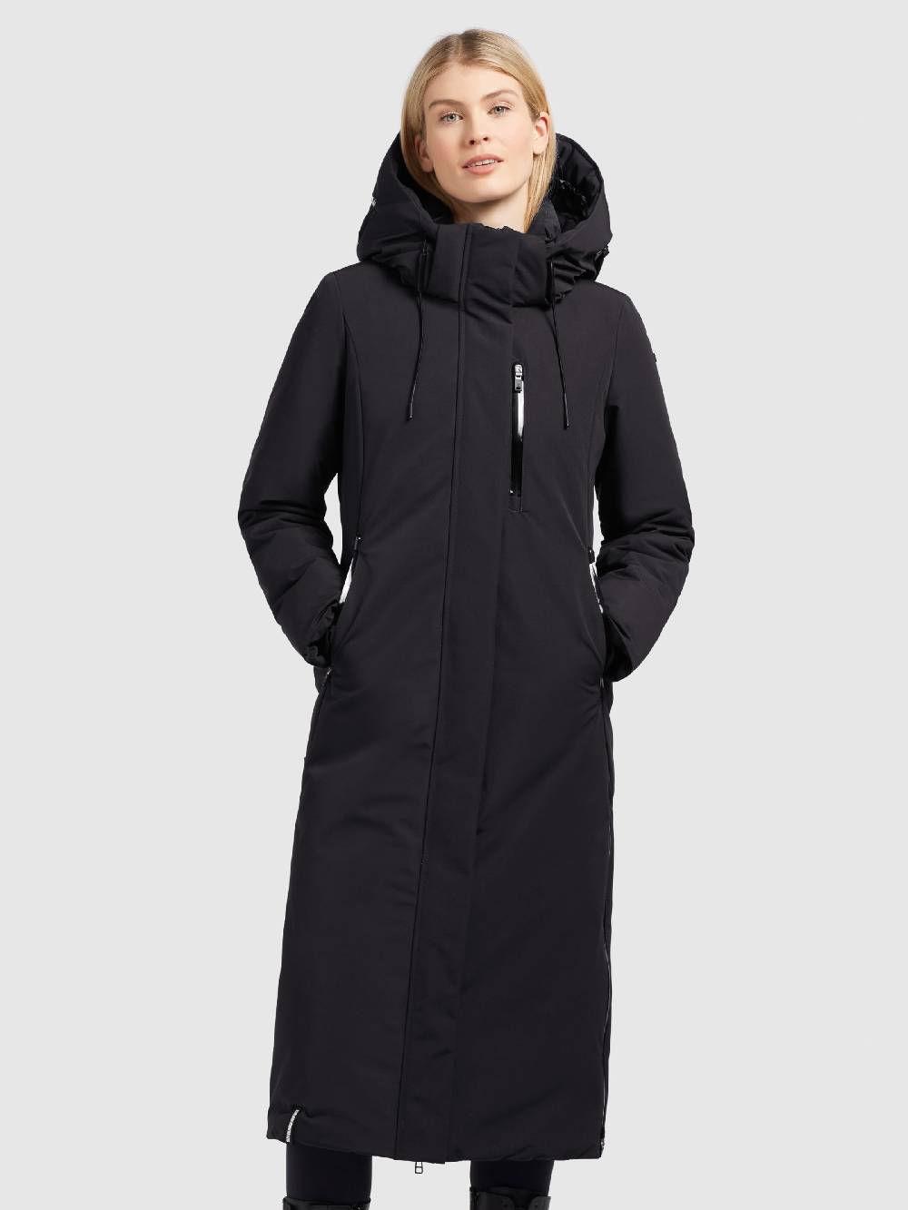 Khujo Winter Coat In Black