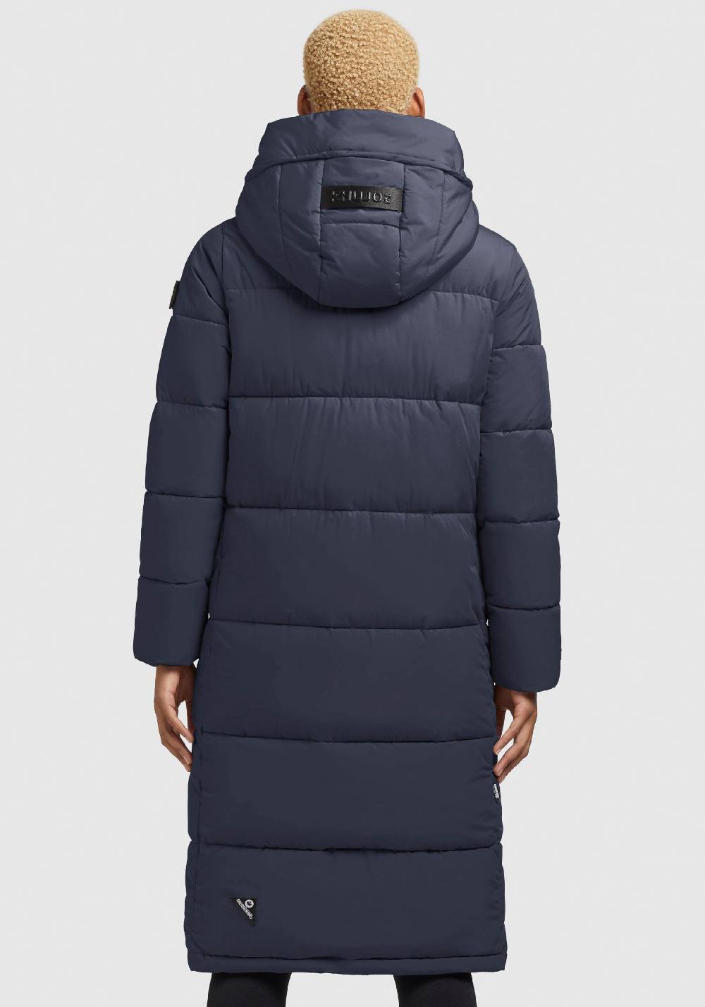 Khujo Winter Coat In Blue, Dark Blue