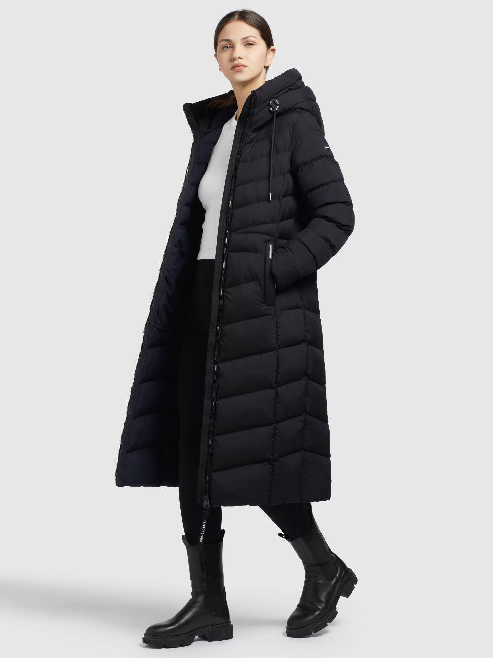 Khujo Winter Coat 'Ingram 2' In Black