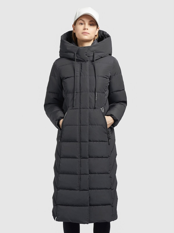 khujo Winter Coat 'TYNSE' in Dark Grey