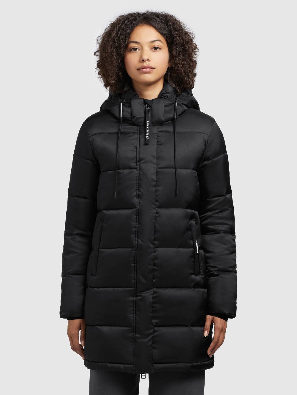 Khujo Winter Coat 'WORD2' In Black