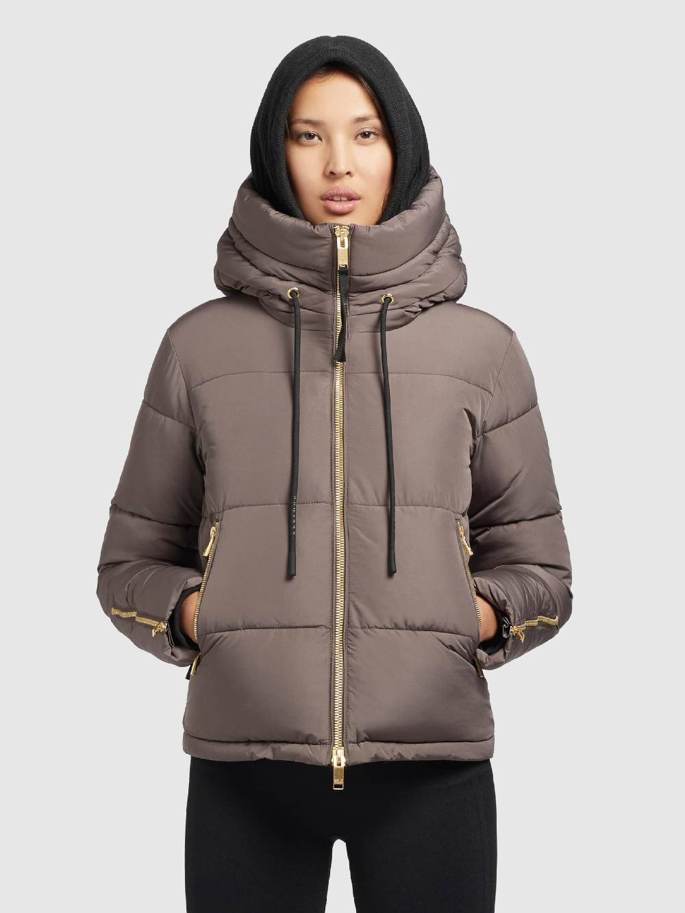 Khujo Winter Jacket 'NELI' In Taupe
