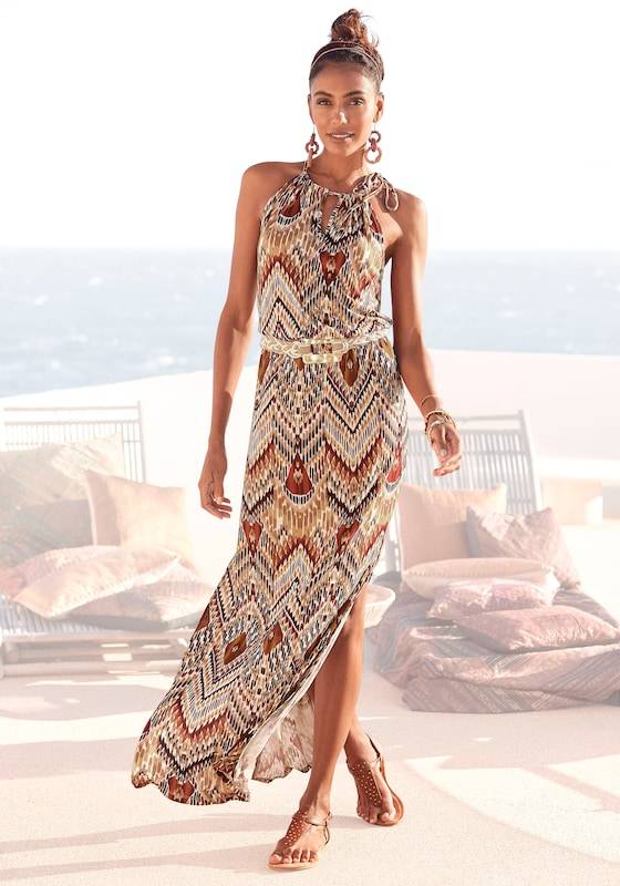 LASCANA Beach Dress in Brown