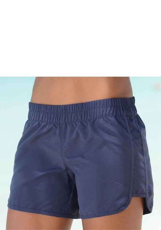 LASCANA Board Shorts in Marine Blue