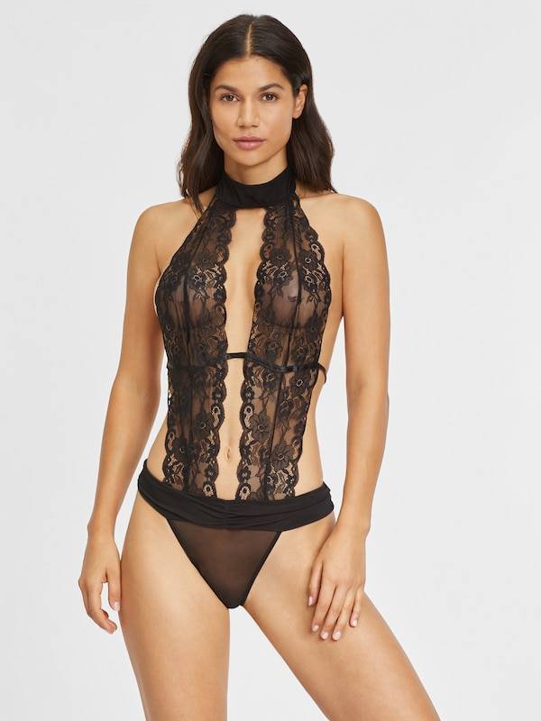 LASCANA Bodysuit in Black