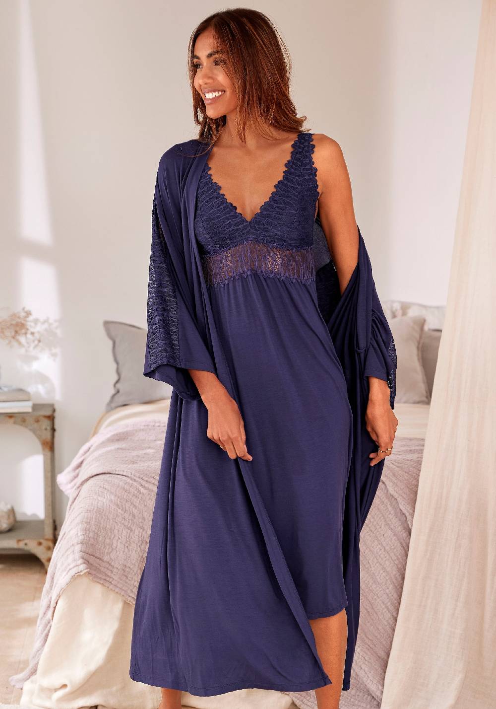 LASCANA Kimono In Dark Blue